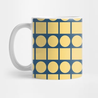 Square and Circle Seamless Pattern 007#002 Mug